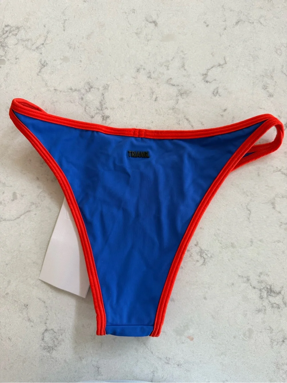triangl swimwear Blue Bikini with Red Trim - Picture 2 of 7